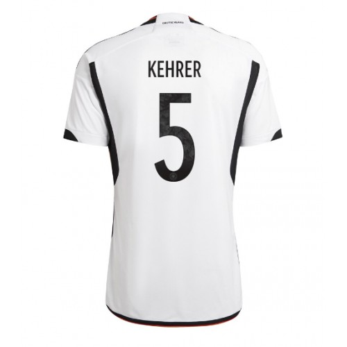 Echipament fotbal Germania Thilo Kehrer #5 Tricou Acasa Mondial 2022 maneca scurta